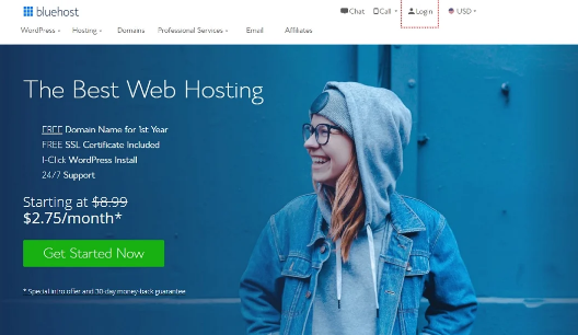 features of bluehost hosting