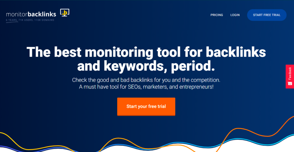 Monitor Backlinks Tool