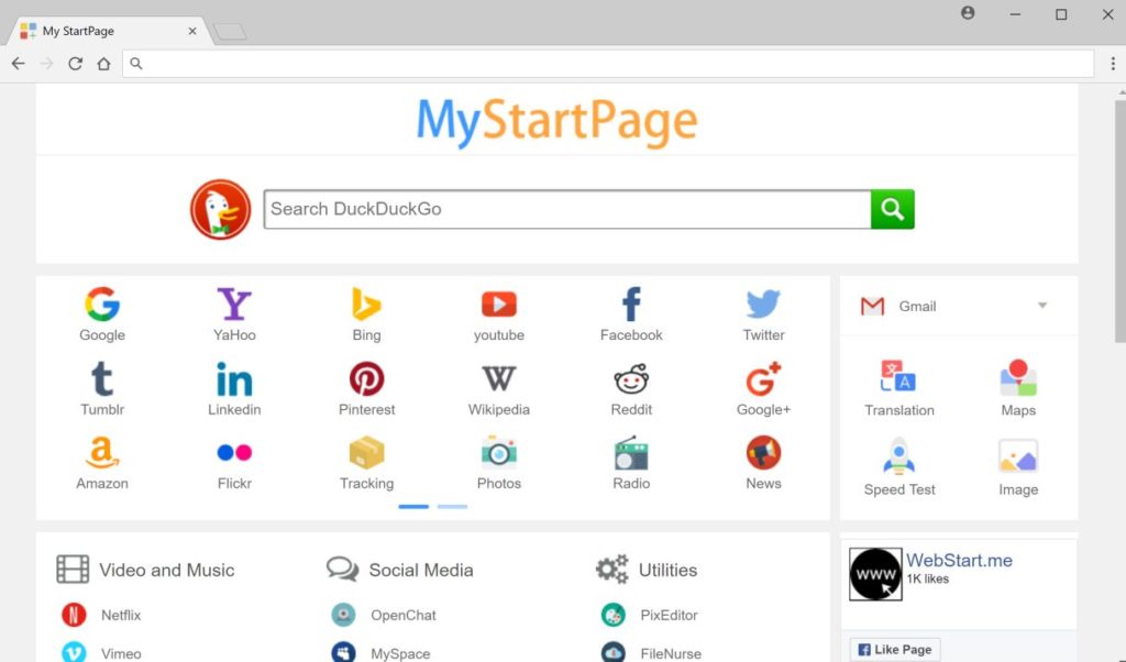 my startpage webmaster tool