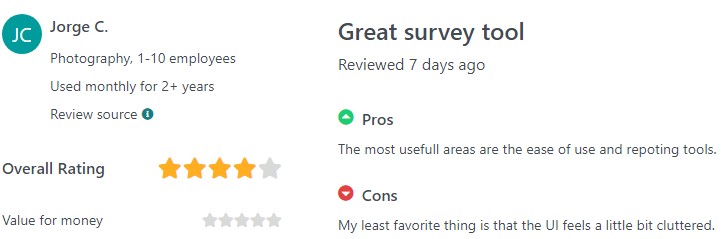 surveymonkey reviews