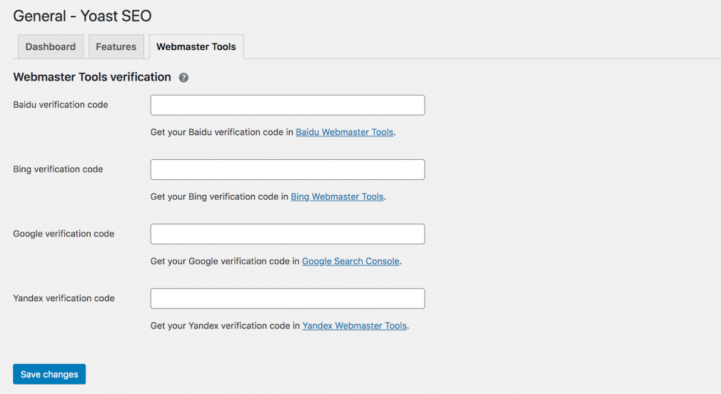 Submit Sitemap google search console through yoast