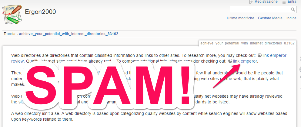 frequency of backlinks