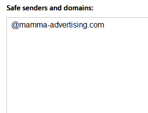 email address with Outlook