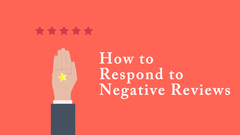 how to respond negative reviews on google