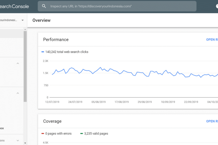 google search console