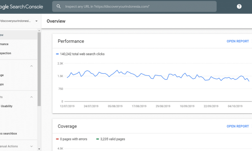 google search console