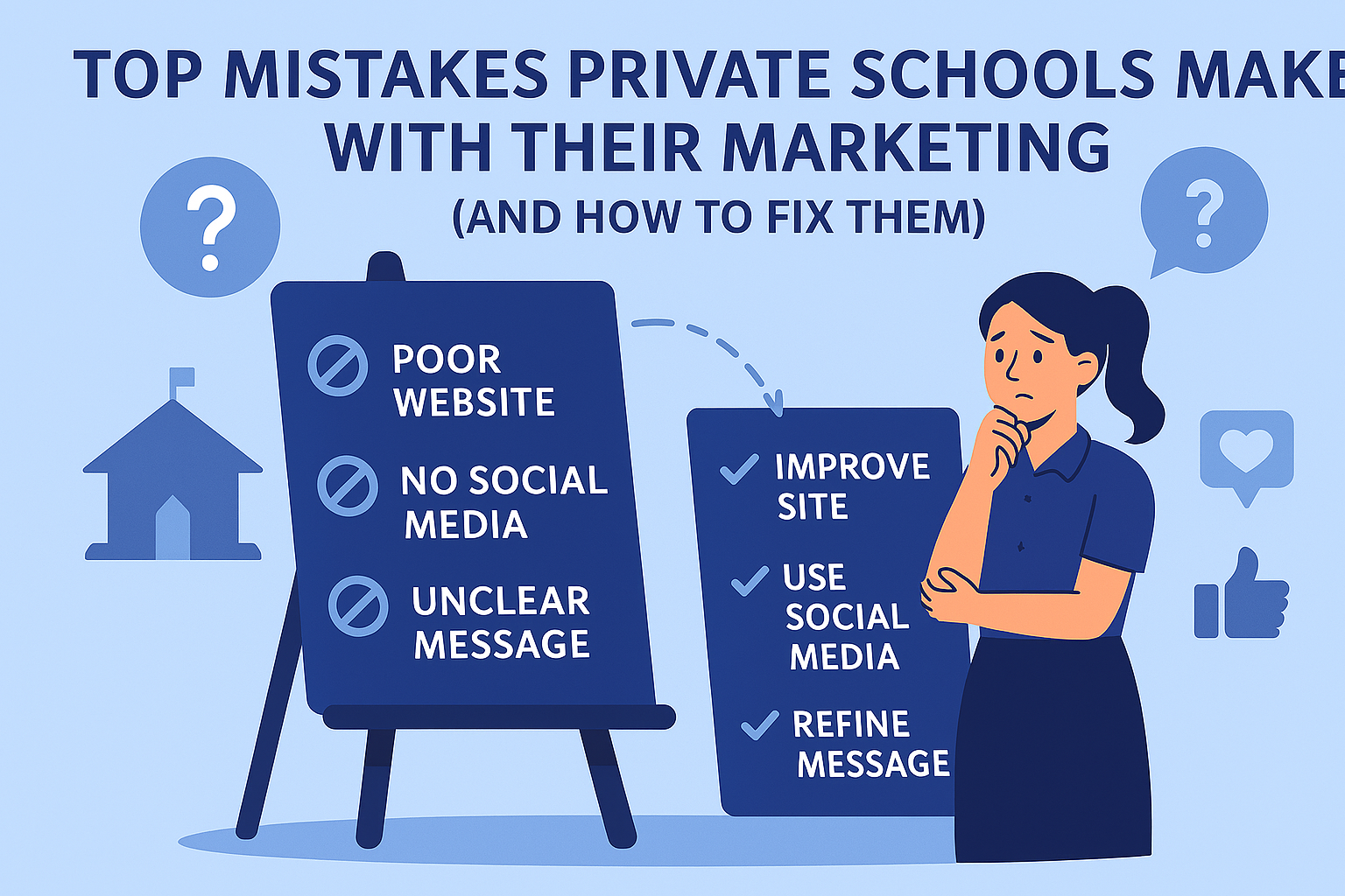 Top Mistakes Private Schools Make With Their Marketing (And How to Fix Them)