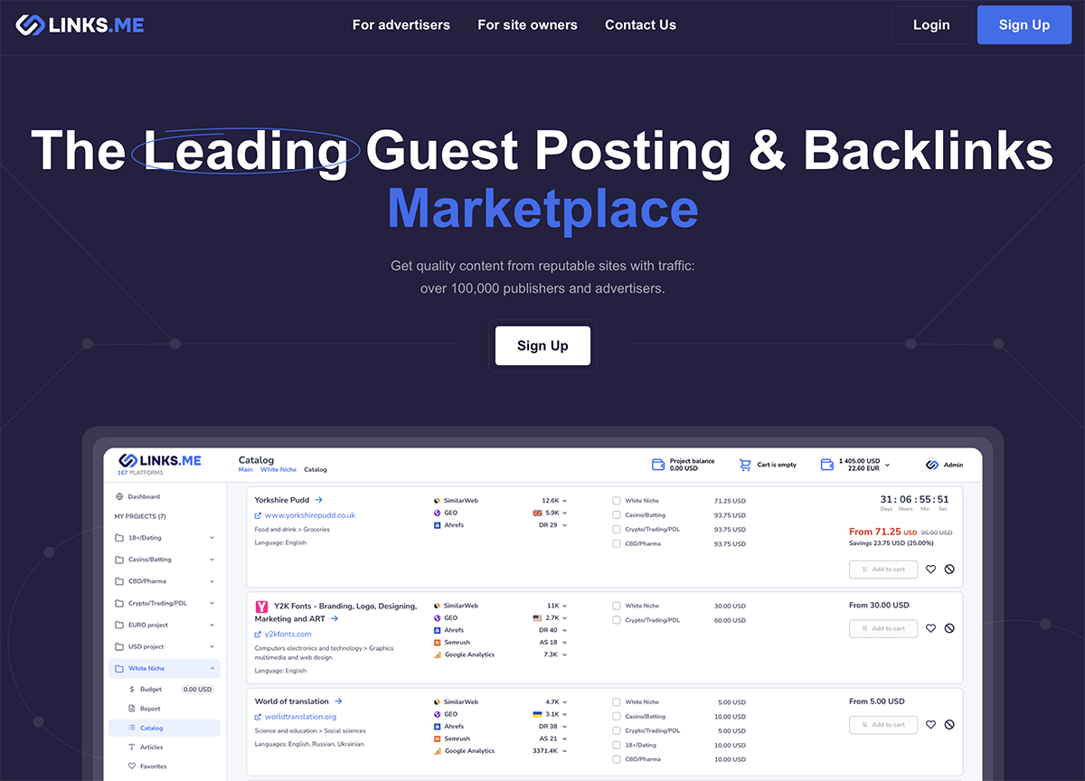 Best Backlink Platforms