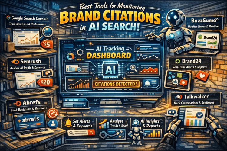 Best Tools for Monitoring Brand Citations in AI Search