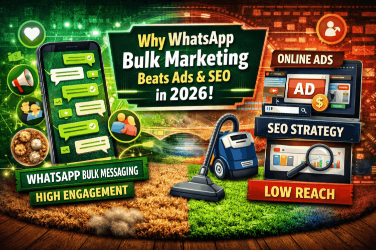 Why WhatsApp Bulk Marketing Beats Ads and SEO Alone in 2026