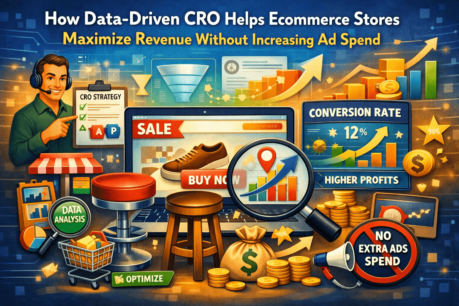How Data-Driven CRO Helps Ecommerce Stores Maximize Revenue Without Increasing Ad Spend