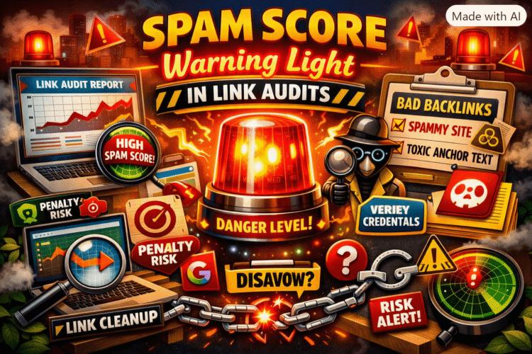 How I Use Spam Score as a Warning Light in Link Audits