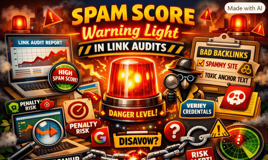 How I Use Spam Score as a Warning Light in Link Audits