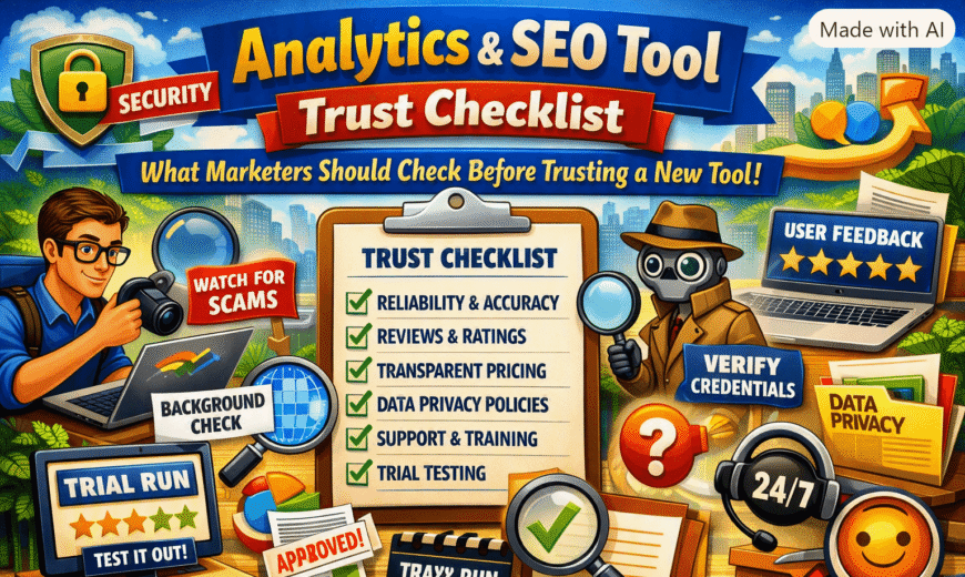 What Marketers Should Check Before Trusting a New Analytics or SEO Tool