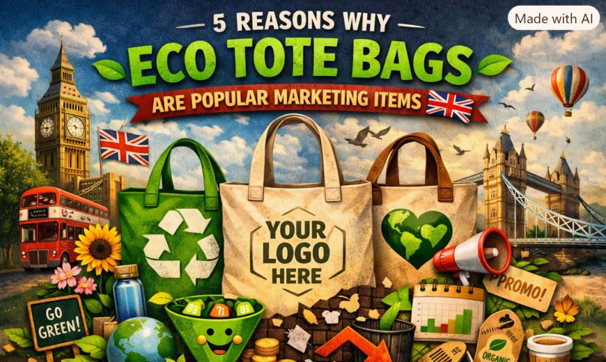 5 Reasons Why Eco Tote Bags Are Popular Marketing Items in the UK