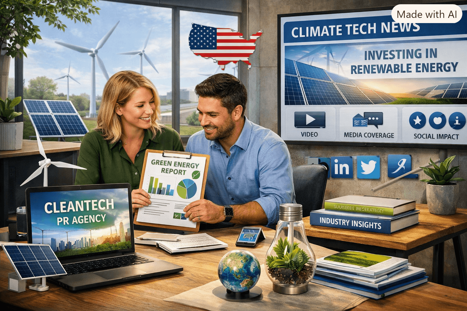 Cleantech PR Agencies for B2B Climate Tech Companies in the US