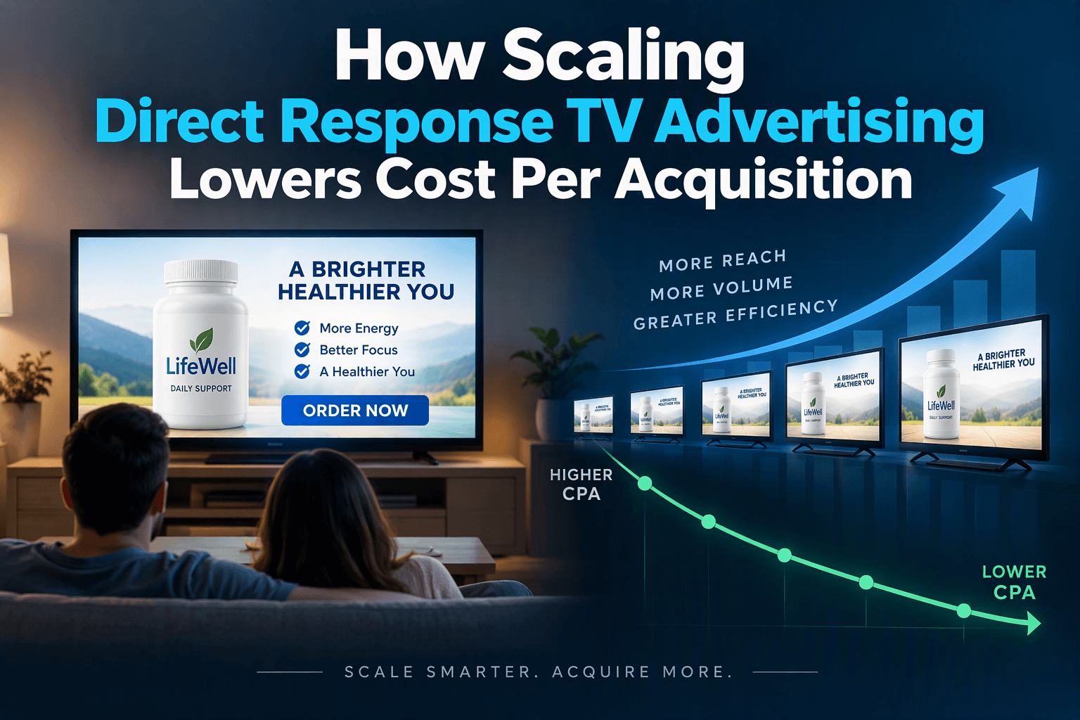 How Scaling Direct Response Tv Advertising Lowers Cost Per Acquisition